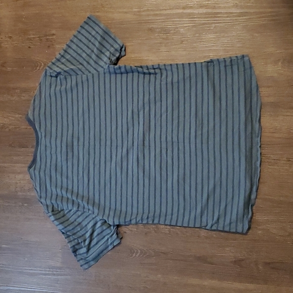 Lululemon Mens Striped T-shirt Size Medium - Picture 2 of 12